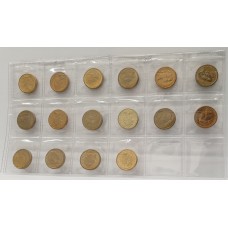 AUSTRALIA 1990 - 2007 . TWO 2 DOLLAR COINS . 16 CHOICE UNCIRCULATED COINS